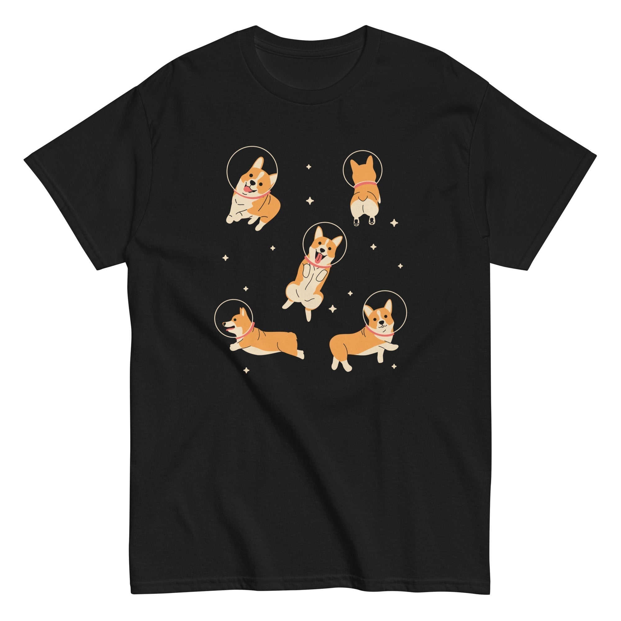 Corgis In Space Men's Classic Tee Hoodie, Sweatshirt | CoreVibeTees.com (Image 1)