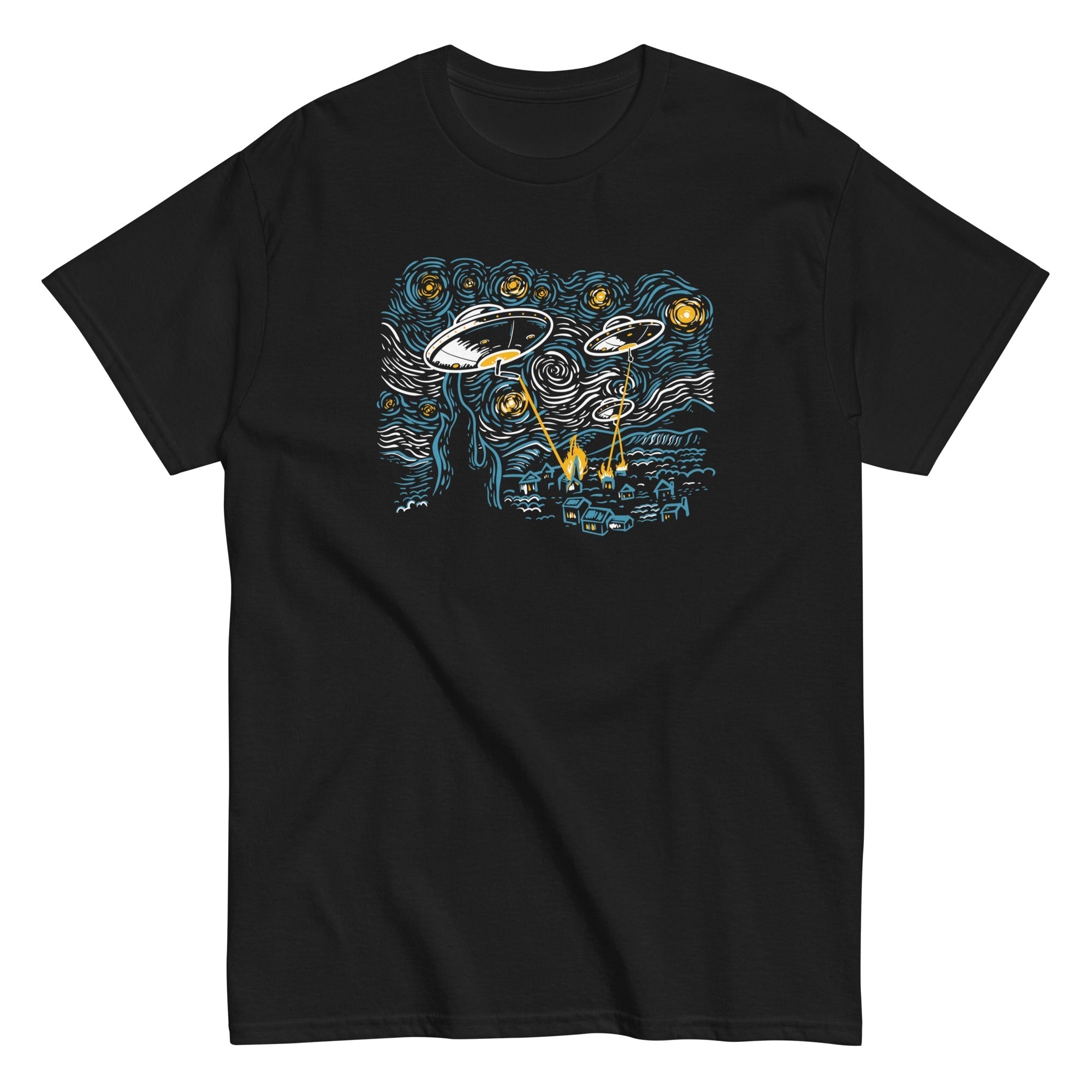 Starry Invasion Men's Classic Tee Hoodie, Sweatshirt | CoreVibeTees.com (Image 1)