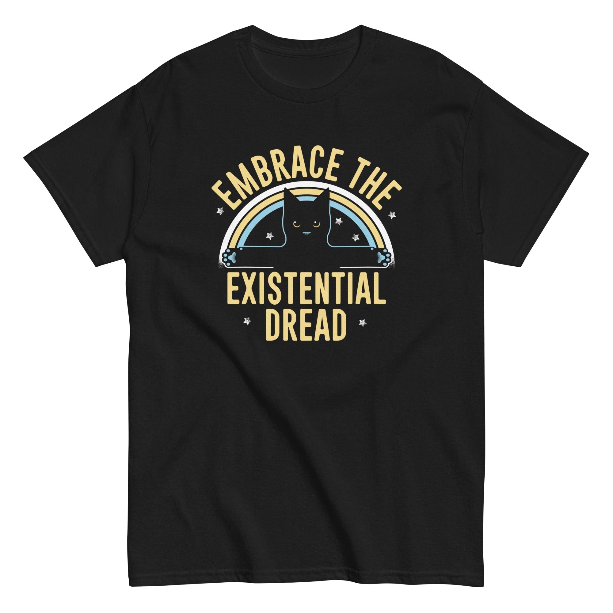 Embrace The Existential Dread Men's Classic Tee Hoodie, Sweatshirt | CoreVibeTees.com (Image 1)