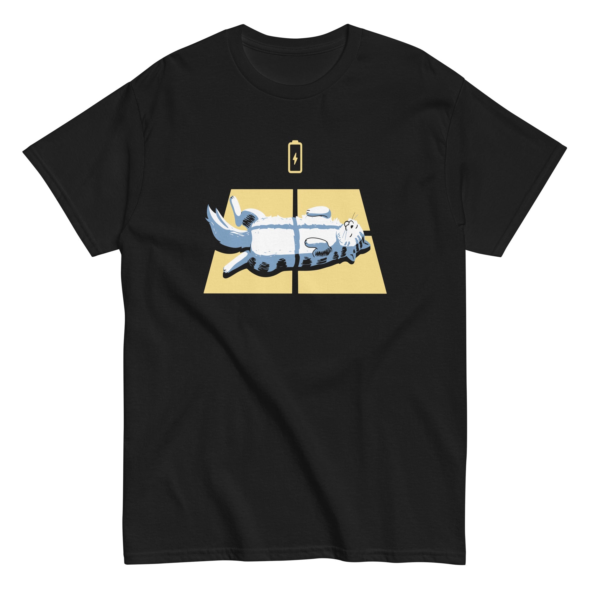 Solar Charging Men's Classic Tee Hoodie, Sweatshirt | CoreVibeTees.com (Image 3)
