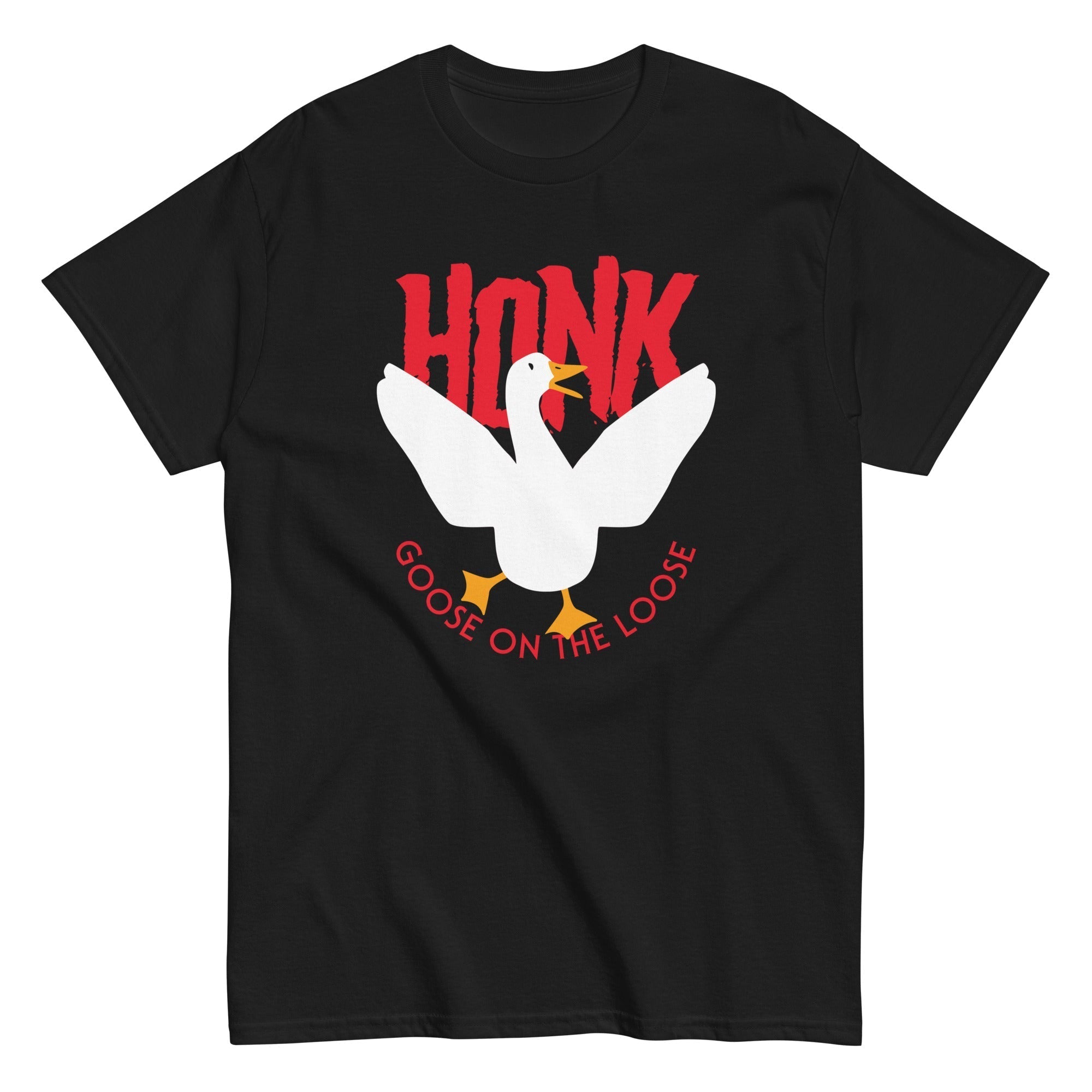 Honk Goose On The Loose Men's Classic Tee Hoodie, Sweatshirt | CoreVibeTees.com (Image 1)