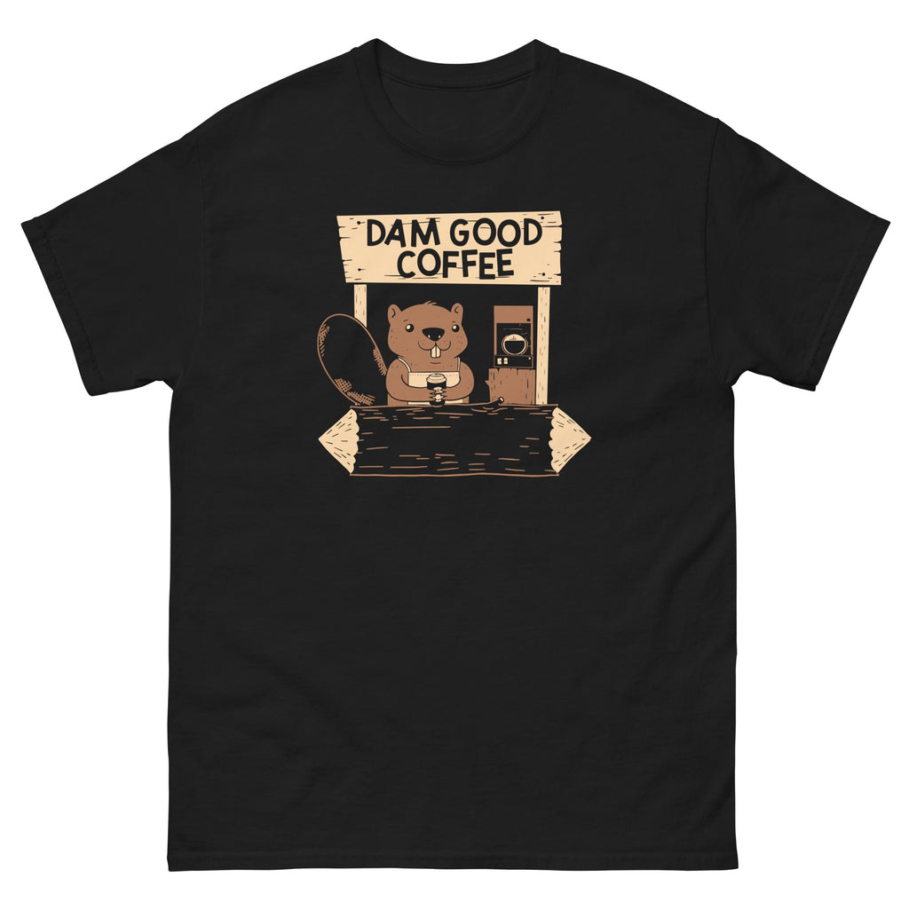 Dam Good Coffee Men's Classic Tee Hoodie, Sweatshirt | CoreVibeTees.com (Image 1)