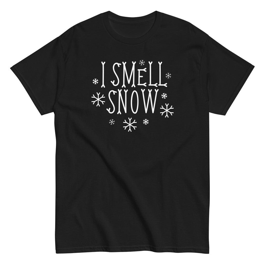 I Smell Snow Men's Classic Tee Hoodie, Sweatshirt | CoreVibeTees.com (Image 2)