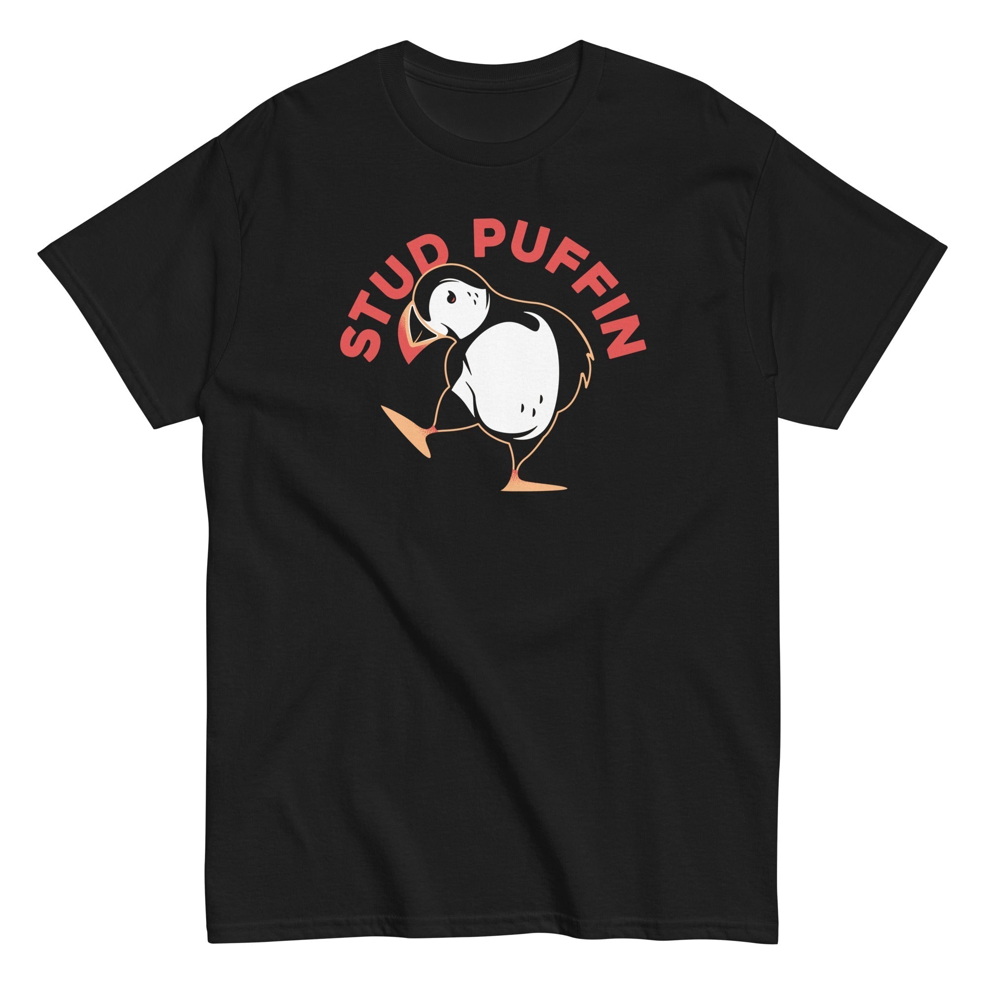 Stud Puffin Men's Classic Tee Hoodie, Sweatshirt | CoreVibeTees.com (Image 3)