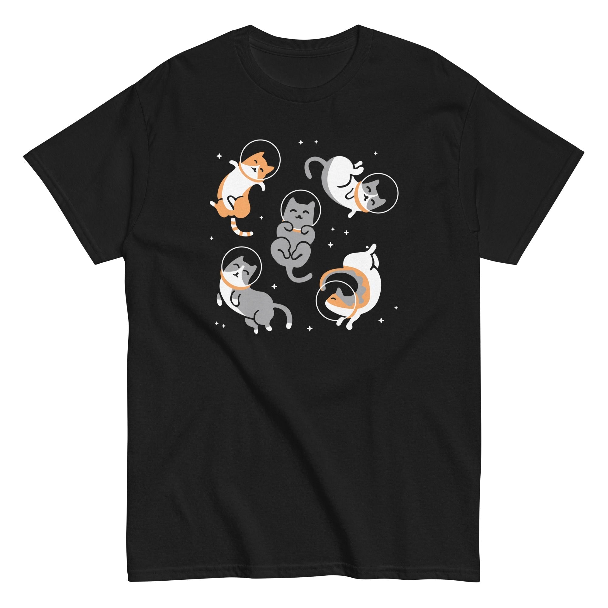 Cats In Space Men's Classic Tee Hoodie, Sweatshirt | CoreVibeTees.com (Image 1)