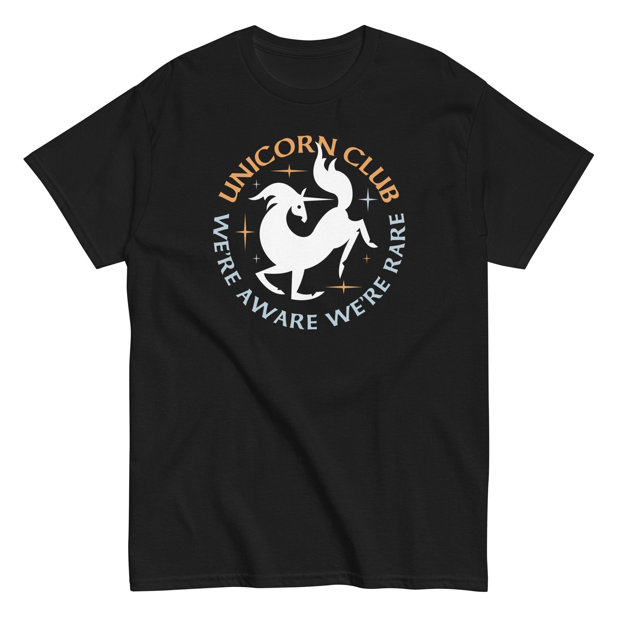 Unicorn Club Men's Classic Tee Hoodie, Sweatshirt | CoreVibeTees.com (Image 2)