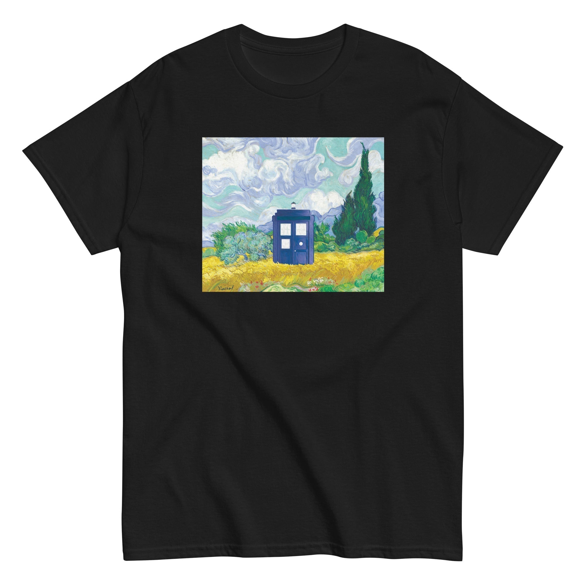Visiting Van Gogh Men's Classic Tee Hoodie, Sweatshirt | CoreVibeTees.com (Image 2)