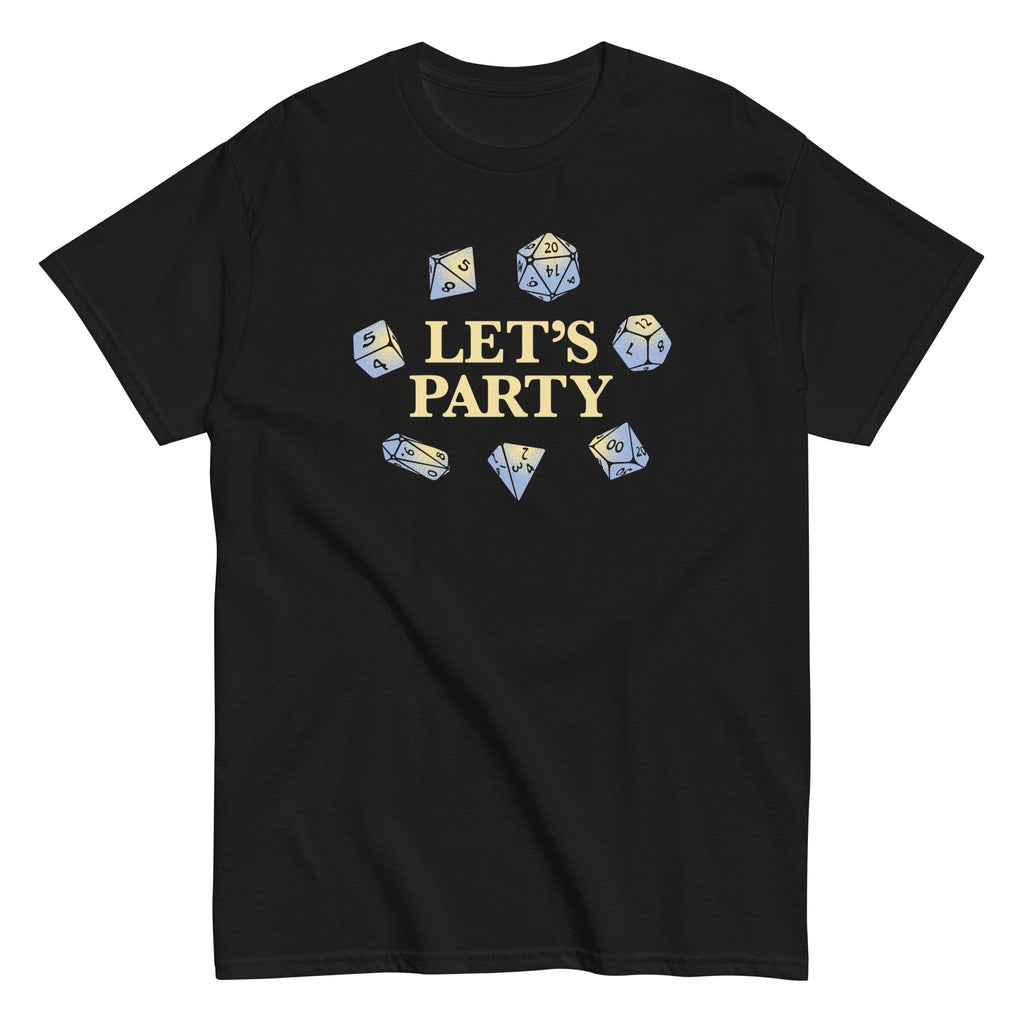 Let's Party Dice Men's Classic Tee Hoodie, Sweatshirt | CoreVibeTees.com (Image 1)