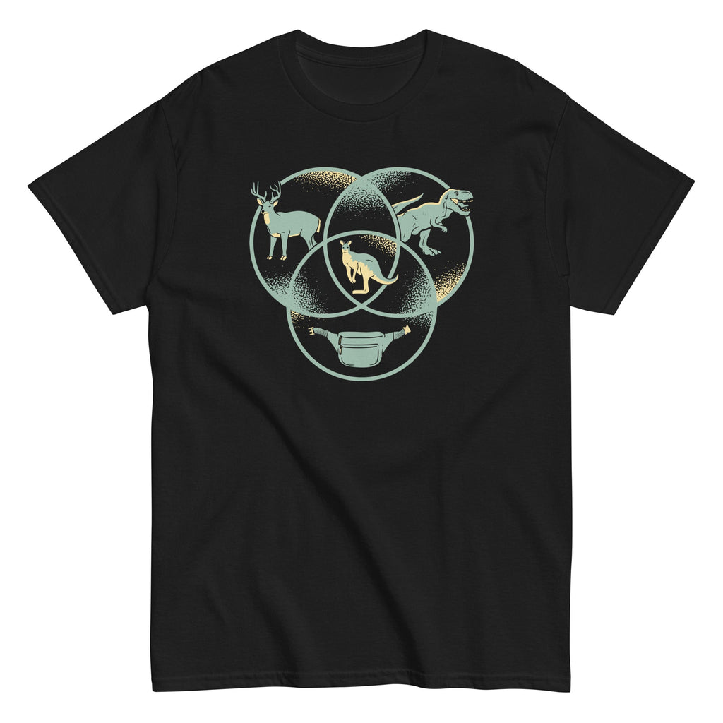 Kangaroo Venn Diagram Men's Classic Tee Hoodie, Sweatshirt | CoreVibeTees.com (Image 1)