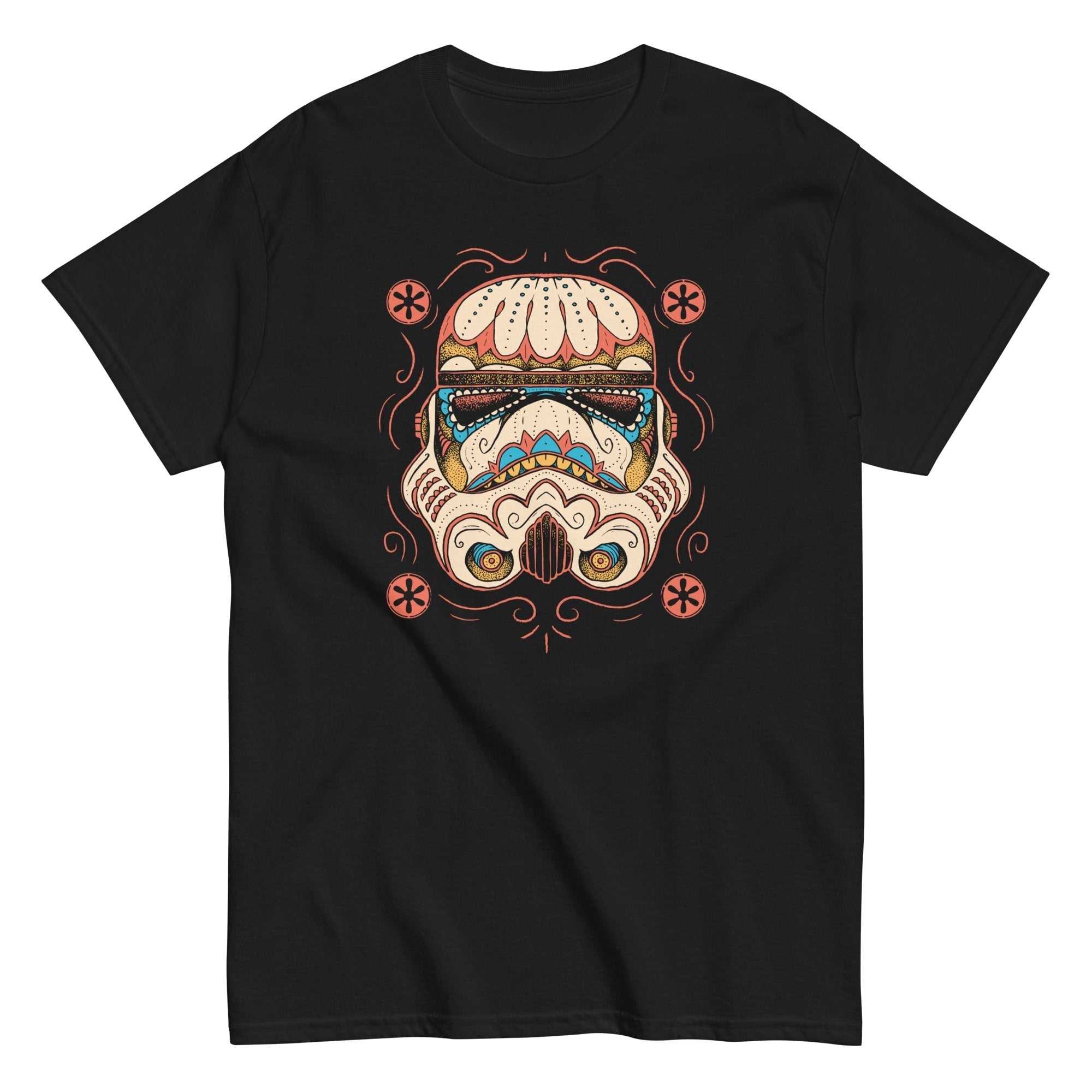 Sugar Skull Trooper Men's Classic Tee Hoodie, Sweatshirt | CoreVibeTees.com (Image 3)