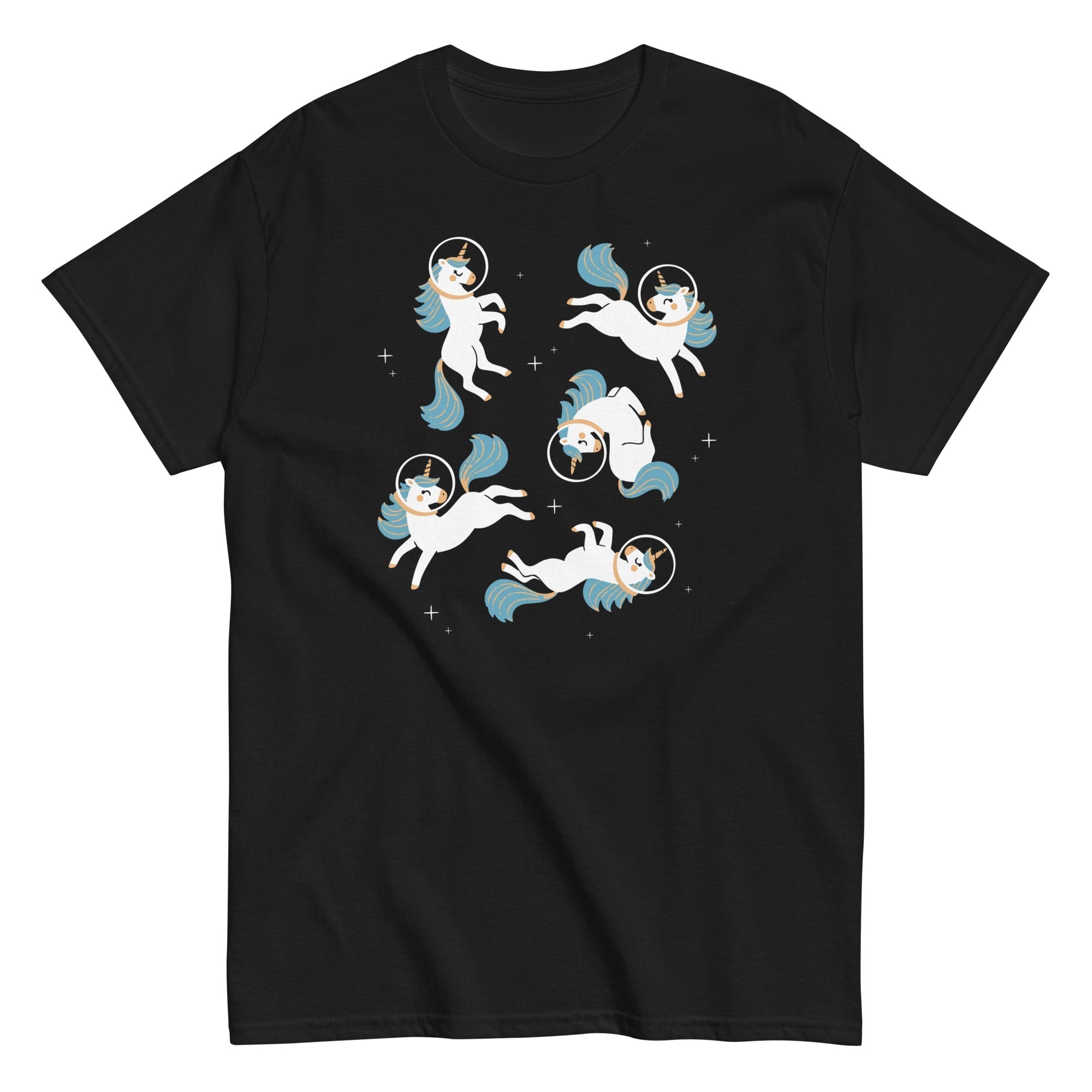Unicorns In Space Men's Classic Tee Hoodie, Sweatshirt | CoreVibeTees.com (Image 1)
