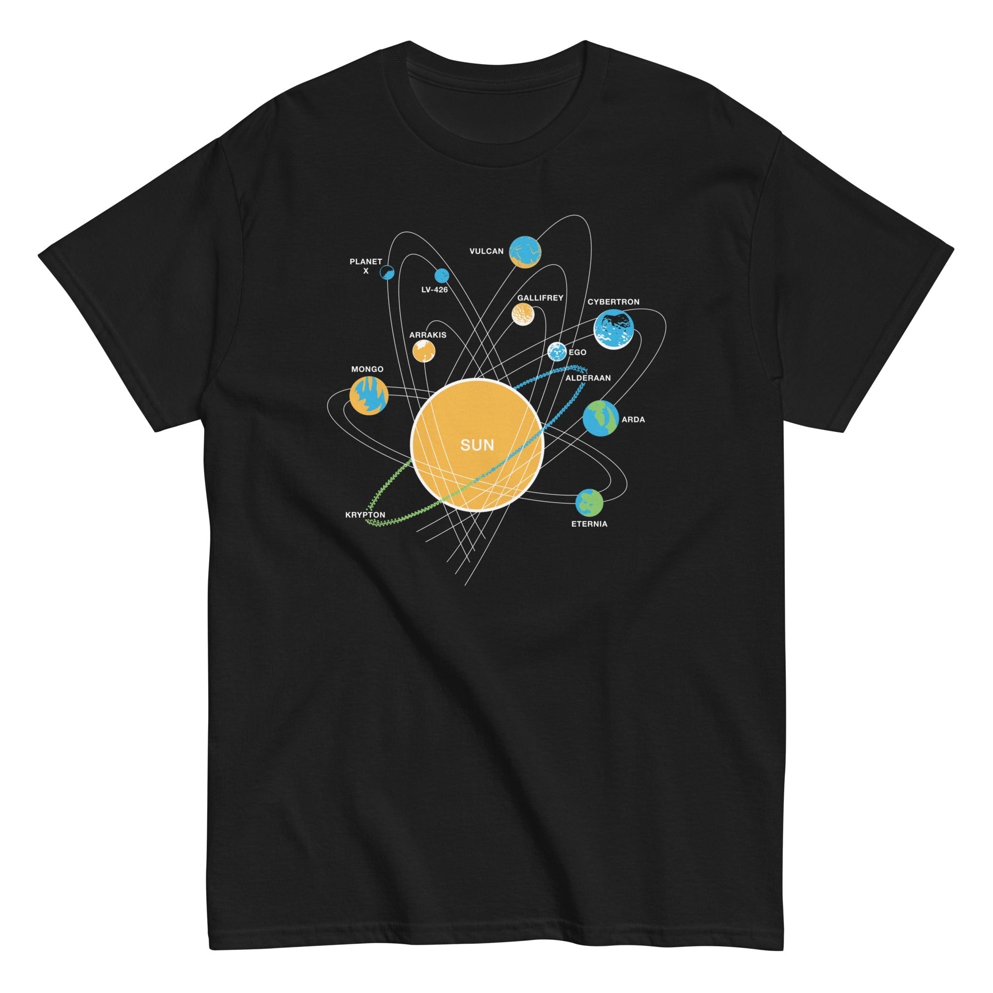 Solar System Men's Classic Tee Hoodie, Sweatshirt | CoreVibeTees.com (Image 1)