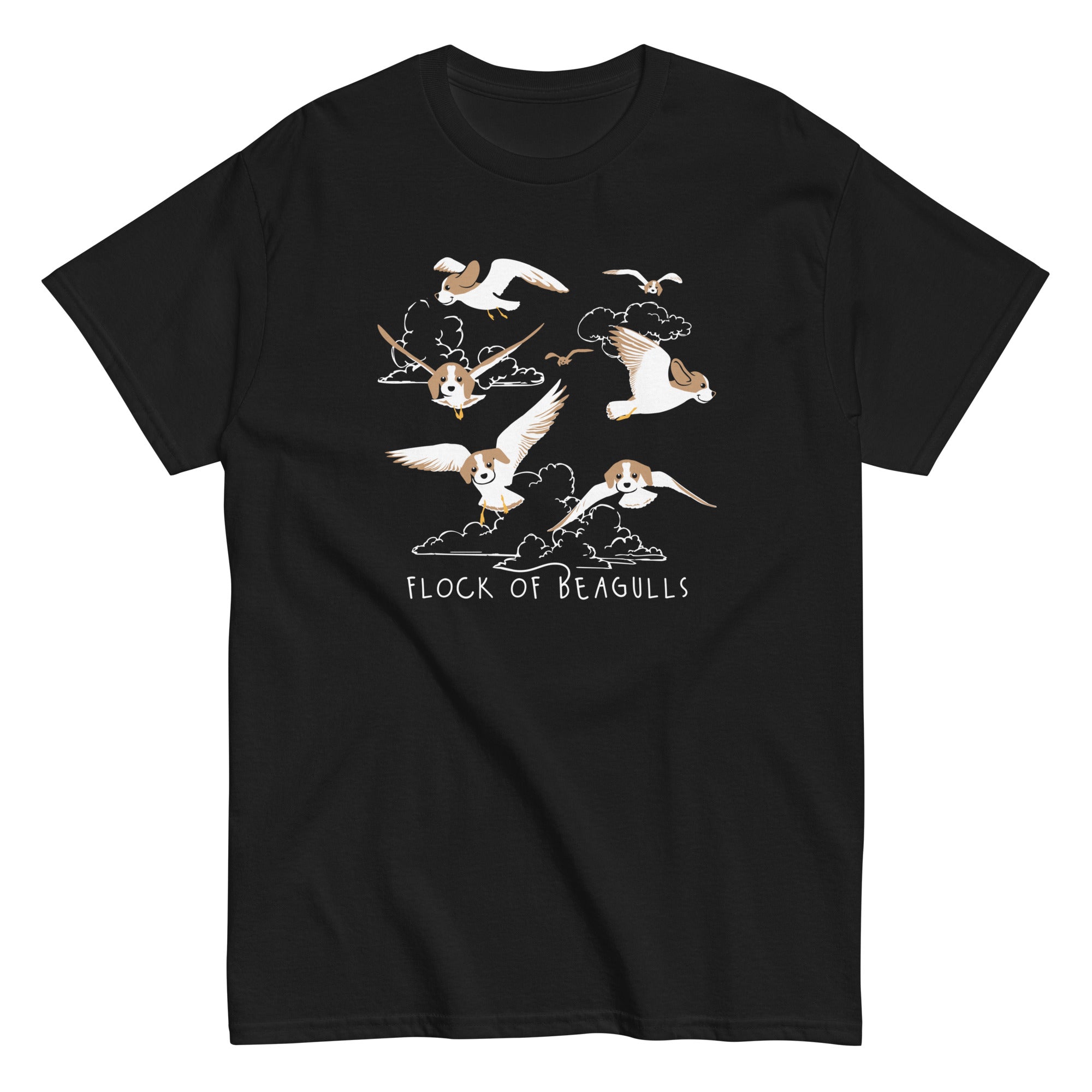 Flock Of Beagulls Men's Classic Tee Hoodie, Sweatshirt | CoreVibeTees.com (Image 2)
