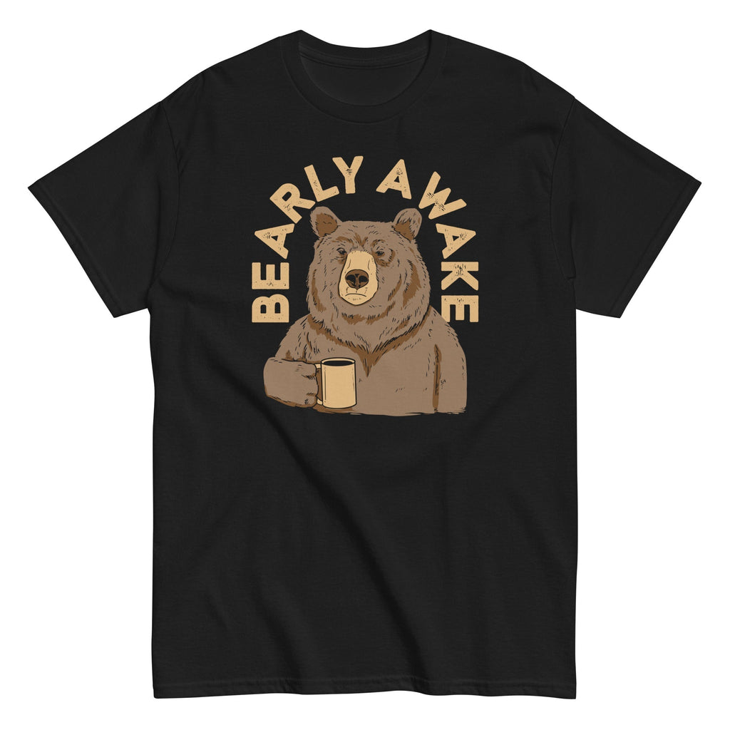 Bearly Awake Men's Classic Tee Hoodie, Sweatshirt | CoreVibeTees.com (Image 2)