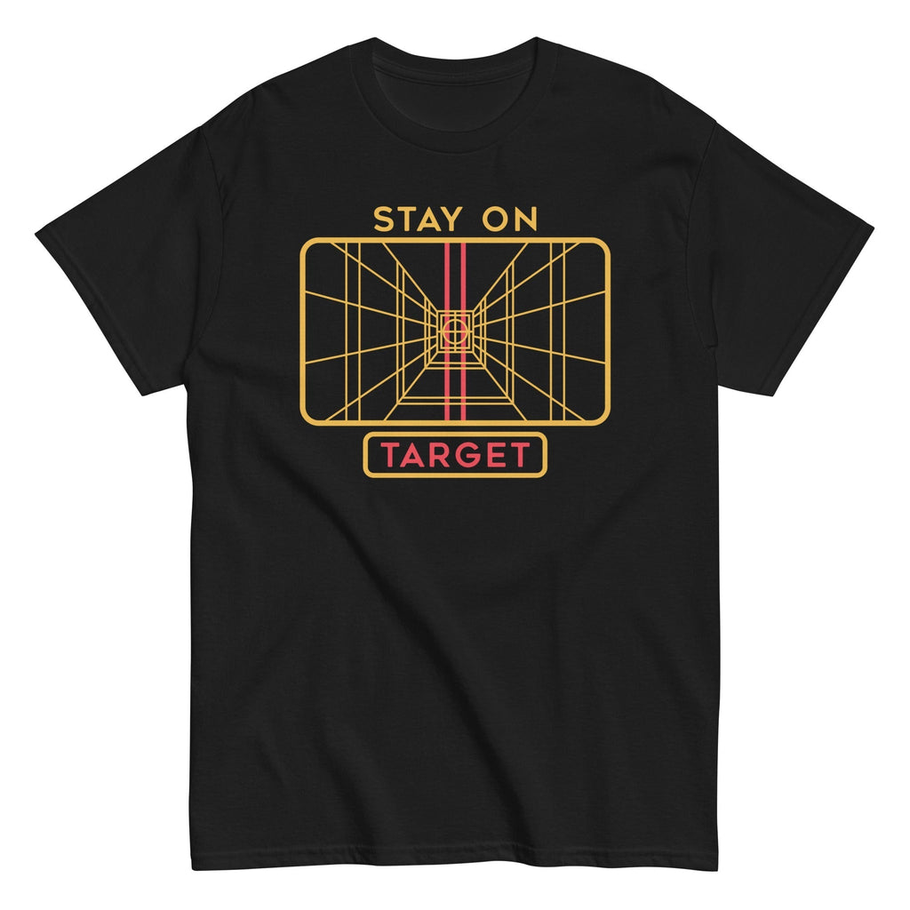 Stay On Target Men's Classic Tee Hoodie, Sweatshirt | CoreVibeTees.com (Image 1)