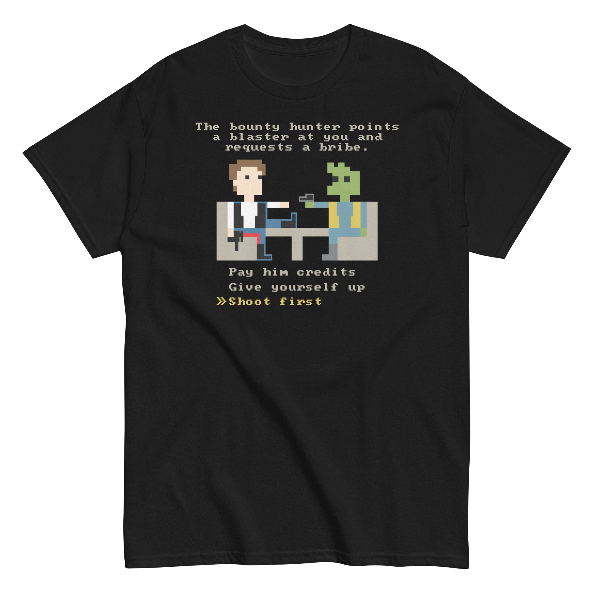 The Bounty Hunter Men's Classic Tee Hoodie, Sweatshirt | CoreVibeTees.com (Image 1)