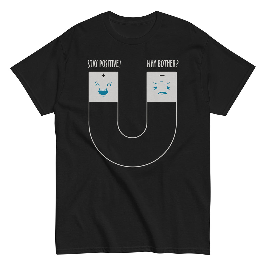 Stay Positive Men's Classic Tee Hoodie, Sweatshirt | CoreVibeTees.com (Image 2)