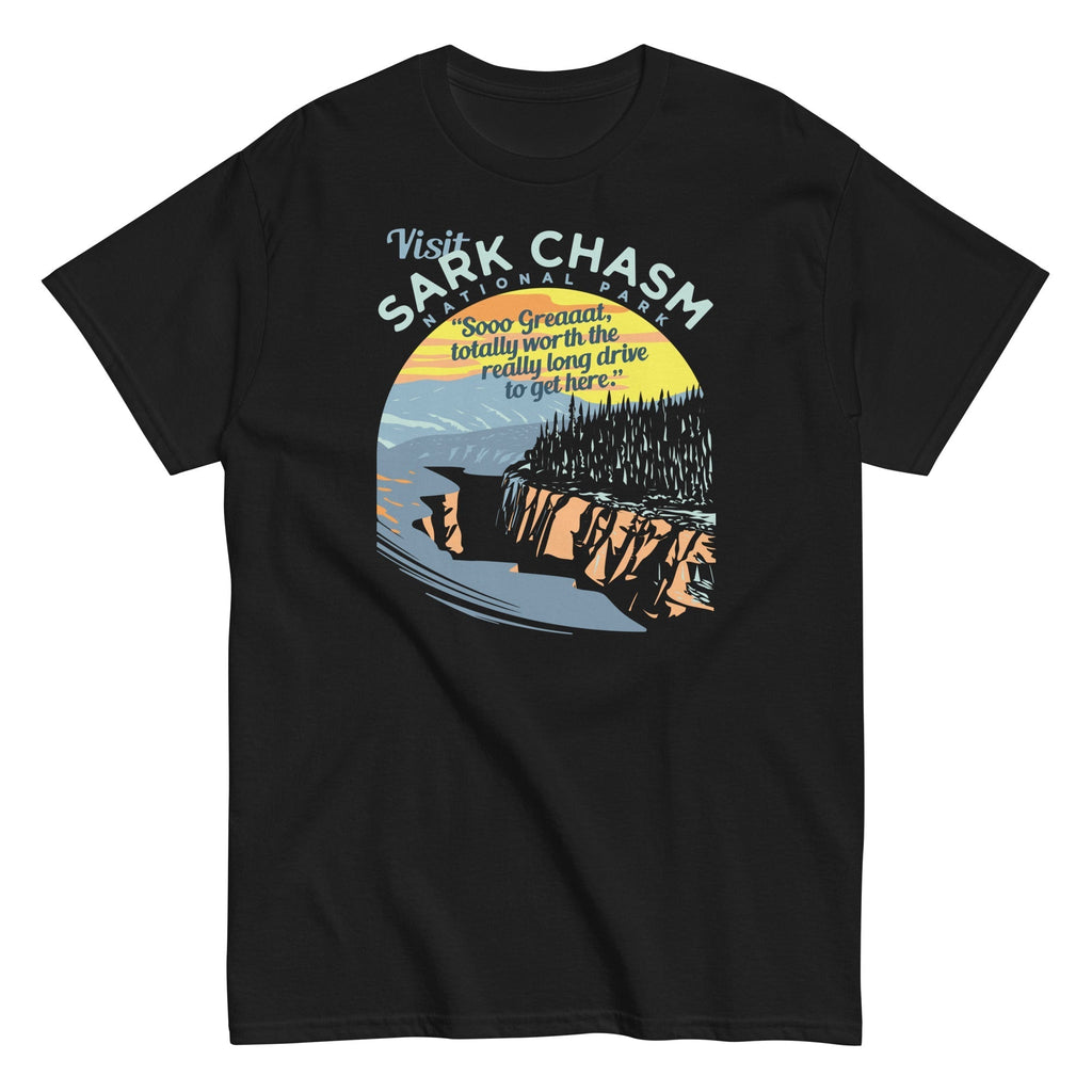 Visit Sark Chasm Men's Classic Tee Hoodie, Sweatshirt | CoreVibeTees.com (Image 3)