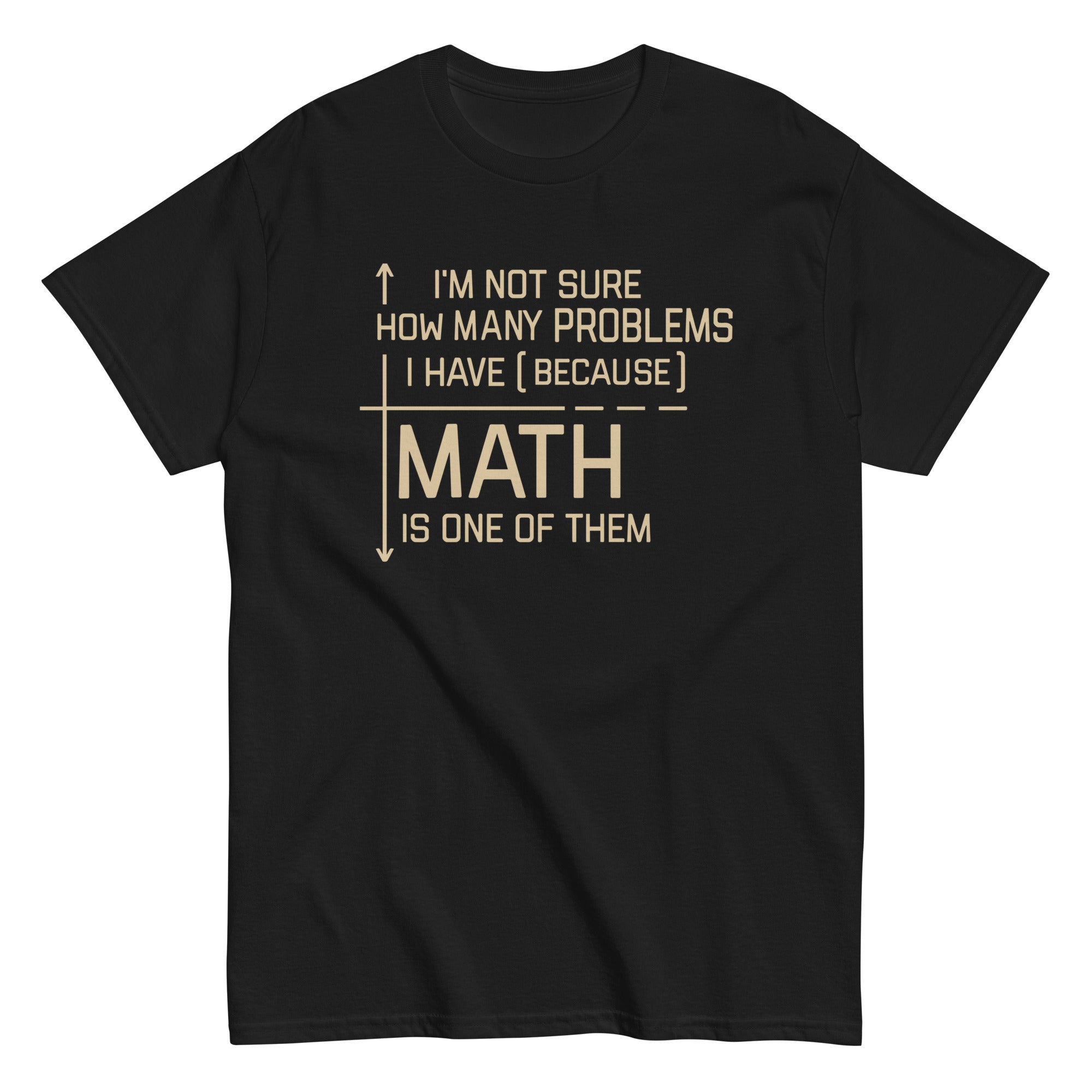 I'm Not Sure How Many Problems I Have Men's Classic Tee Hoodie, Sweatshirt | CoreVibeTees.com (Image 1)