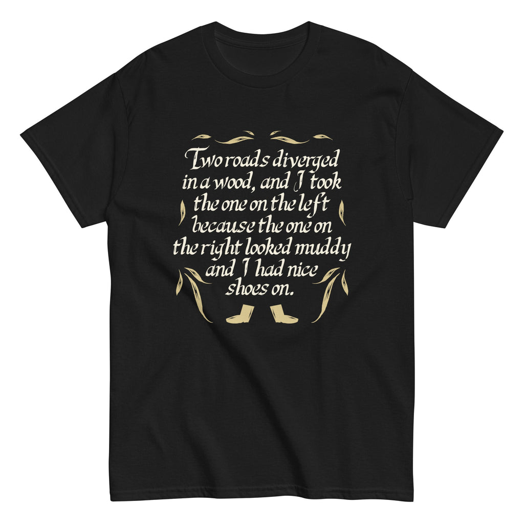 Two Roads Diverged Men's Classic Tee Hoodie, Sweatshirt | CoreVibeTees.com (Image 1)