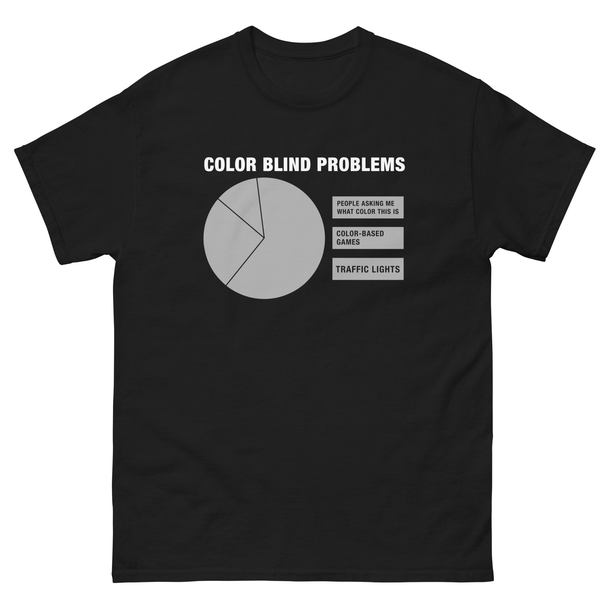 Color Blind Problems Men's Classic Tee Hoodie, Sweatshirt | CoreVibeTees.com (Image 2)