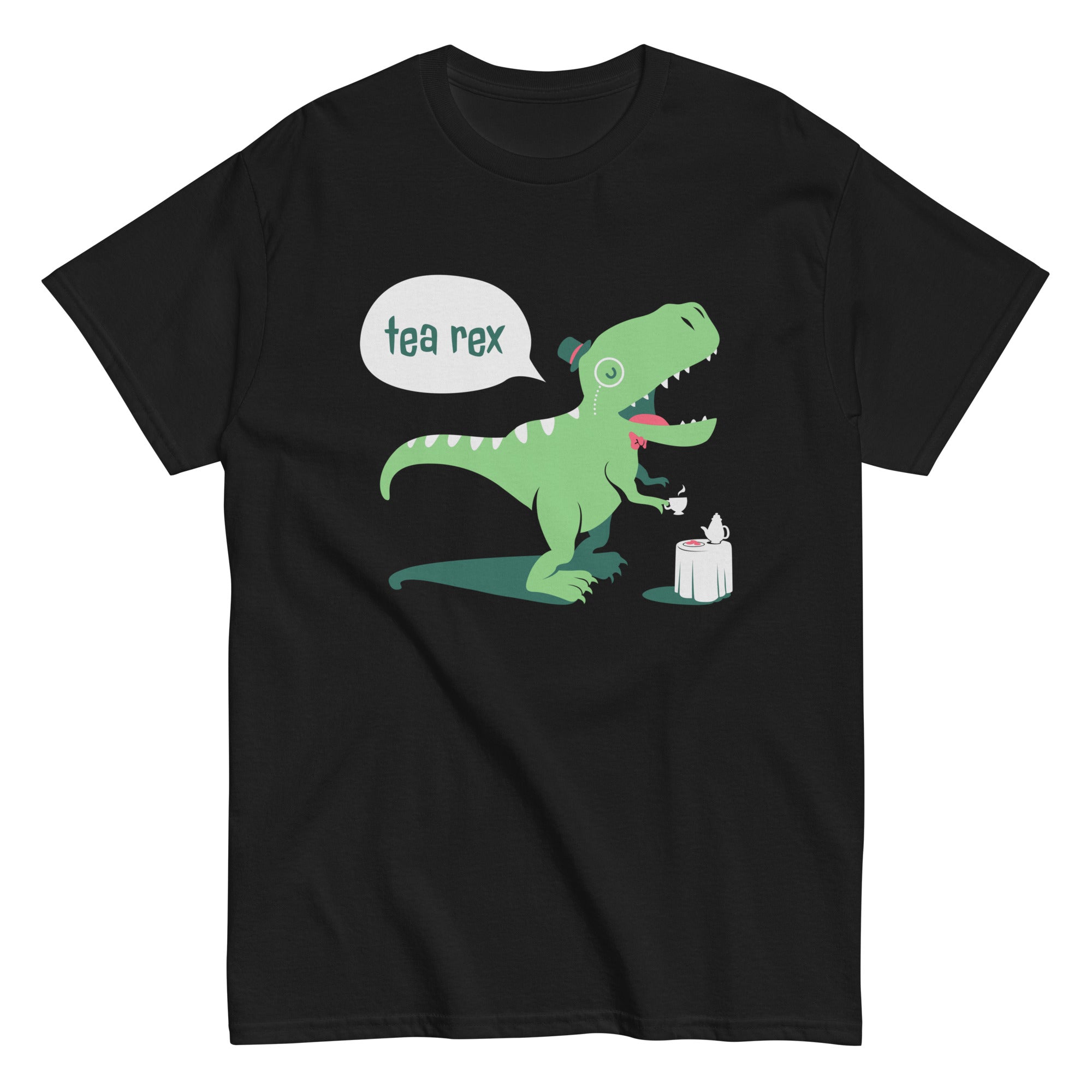 Tea Rex Men's Classic Tee Hoodie, Sweatshirt | CoreVibeTees.com (Image 1)