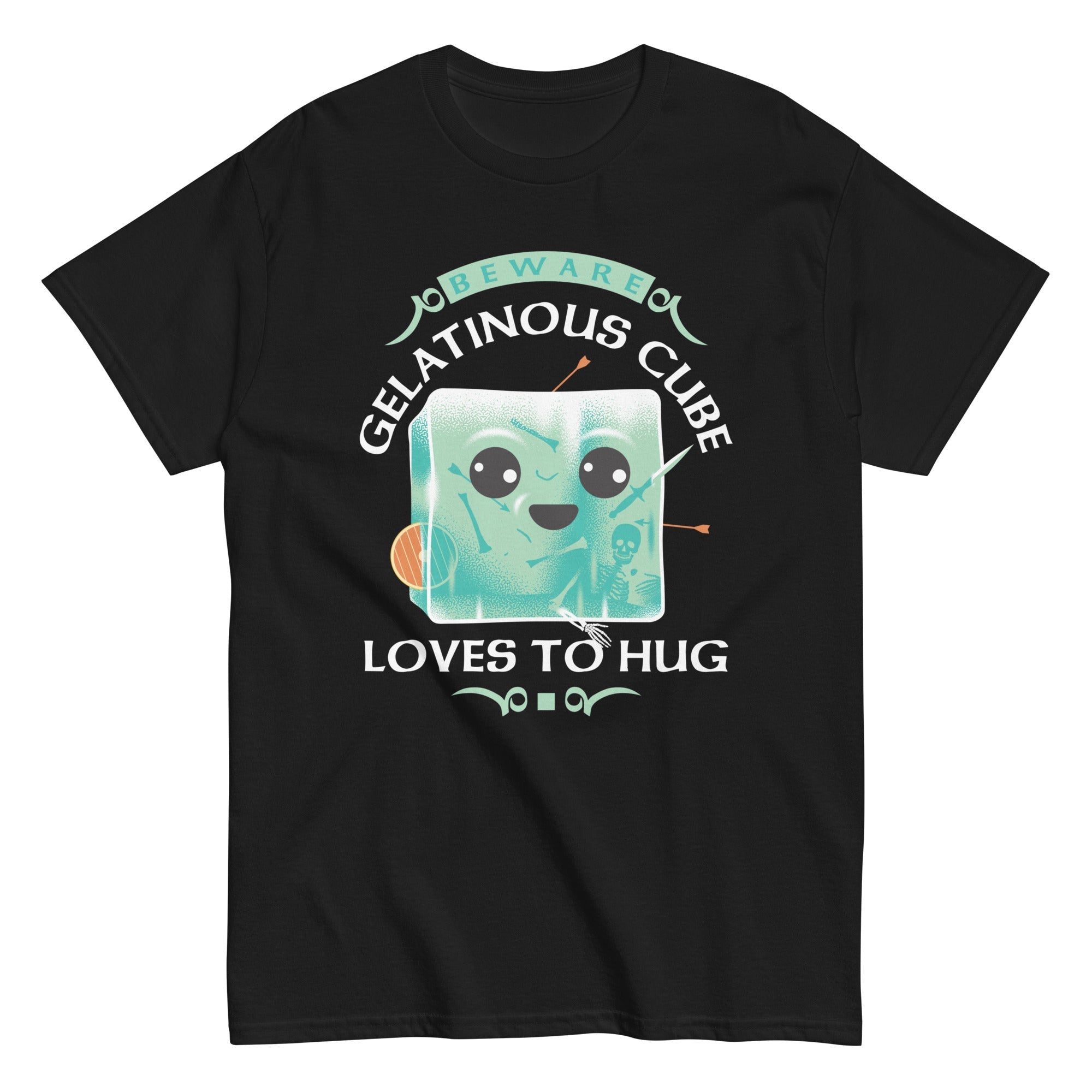 Gelatinous Cube Loves To Hug Men's Classic Tee Hoodie, Sweatshirt | CoreVibeTees.com (Image 5)