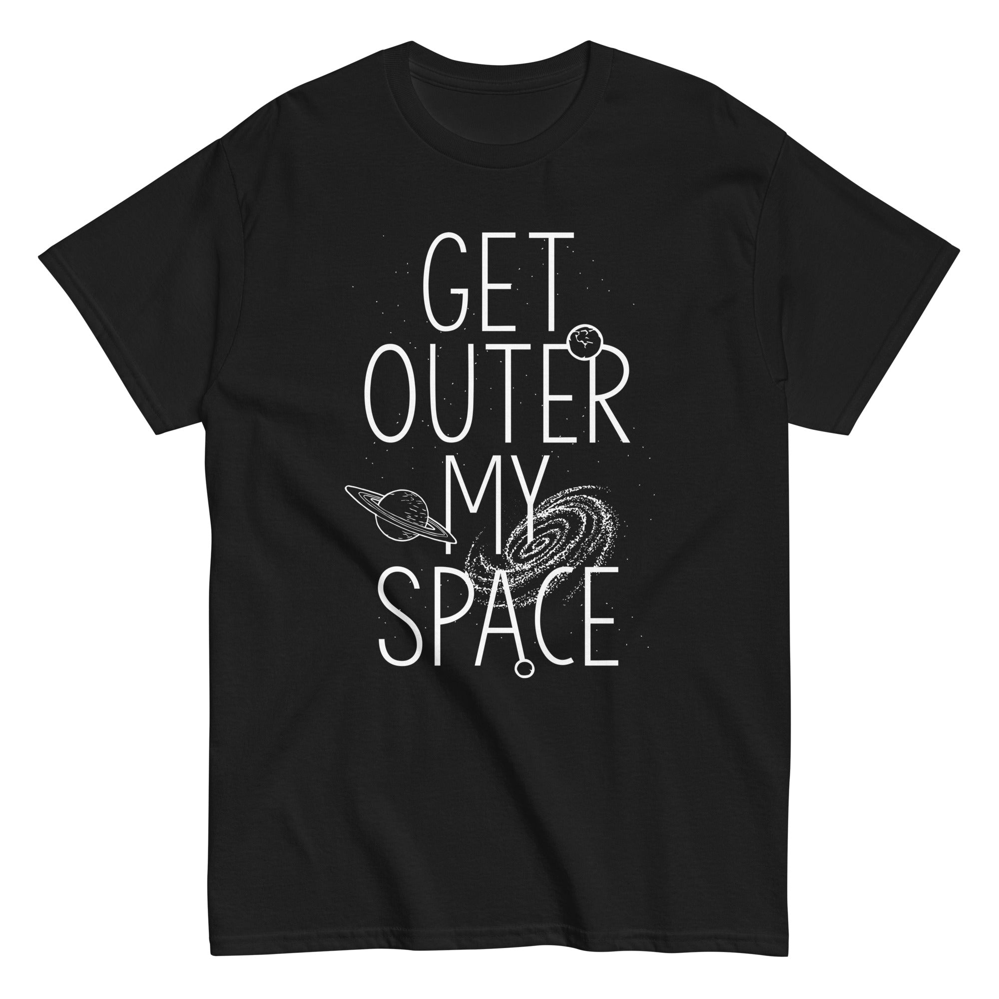 Get Outer My Space Men's Classic Tee Hoodie, Sweatshirt | CoreVibeTees.com (Image 3)