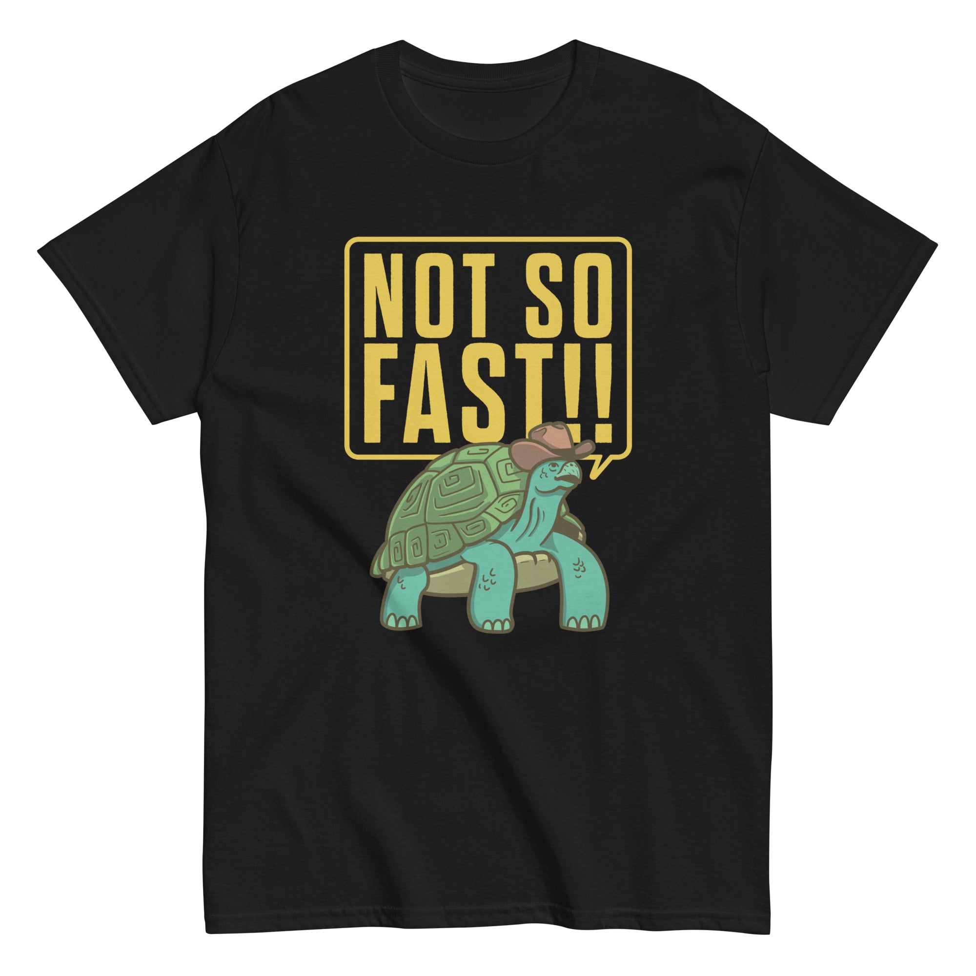 Not So Fast!! Men's Classic Tee Hoodie, Sweatshirt | CoreVibeTees.com (Image 2)