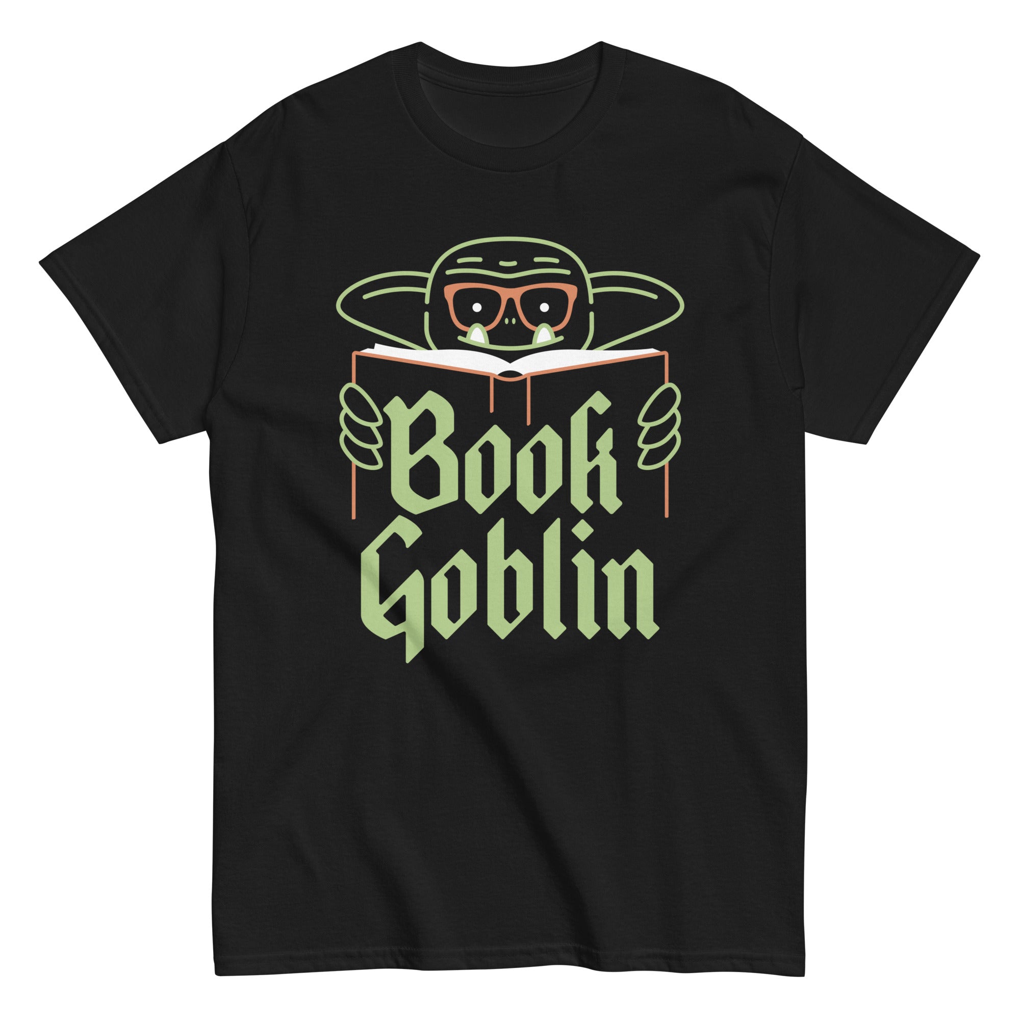 Book Goblin Men's Classic Tee Hoodie, Sweatshirt | CoreVibeTees.com (Image 3)