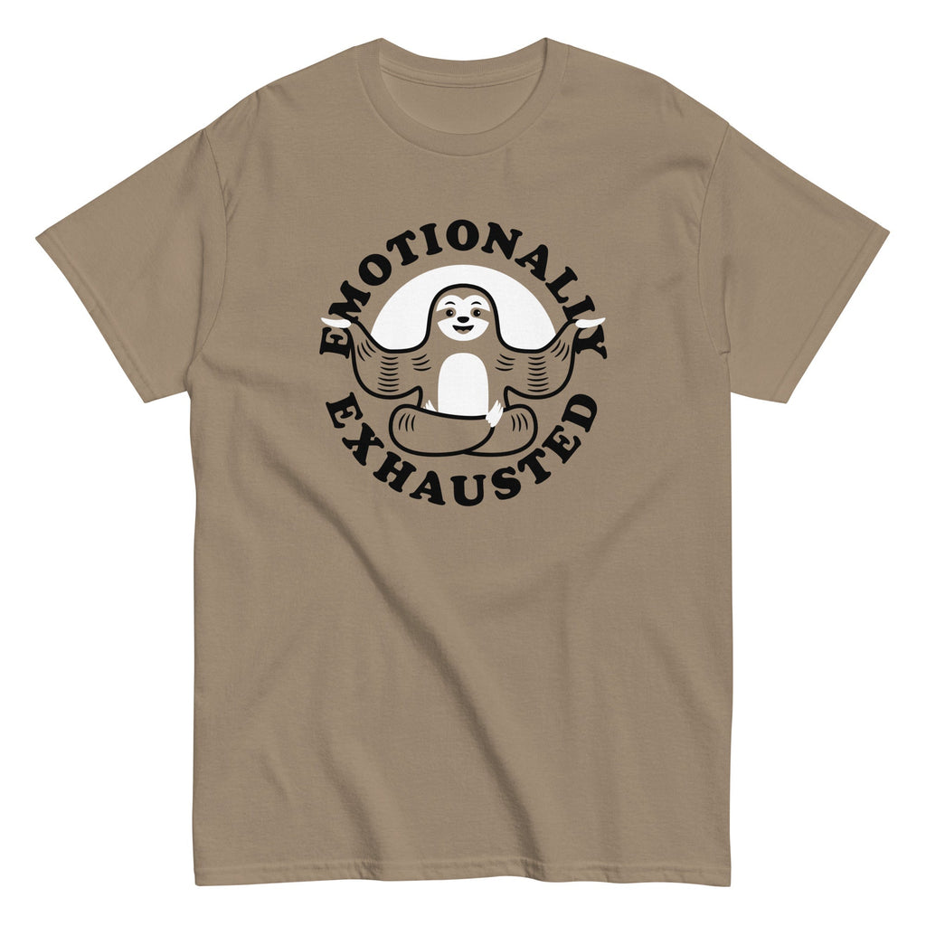 Emotionally Exhausted Men's Classic Tee Hoodie, Sweatshirt | CoreVibeTees.com (Image 2)
