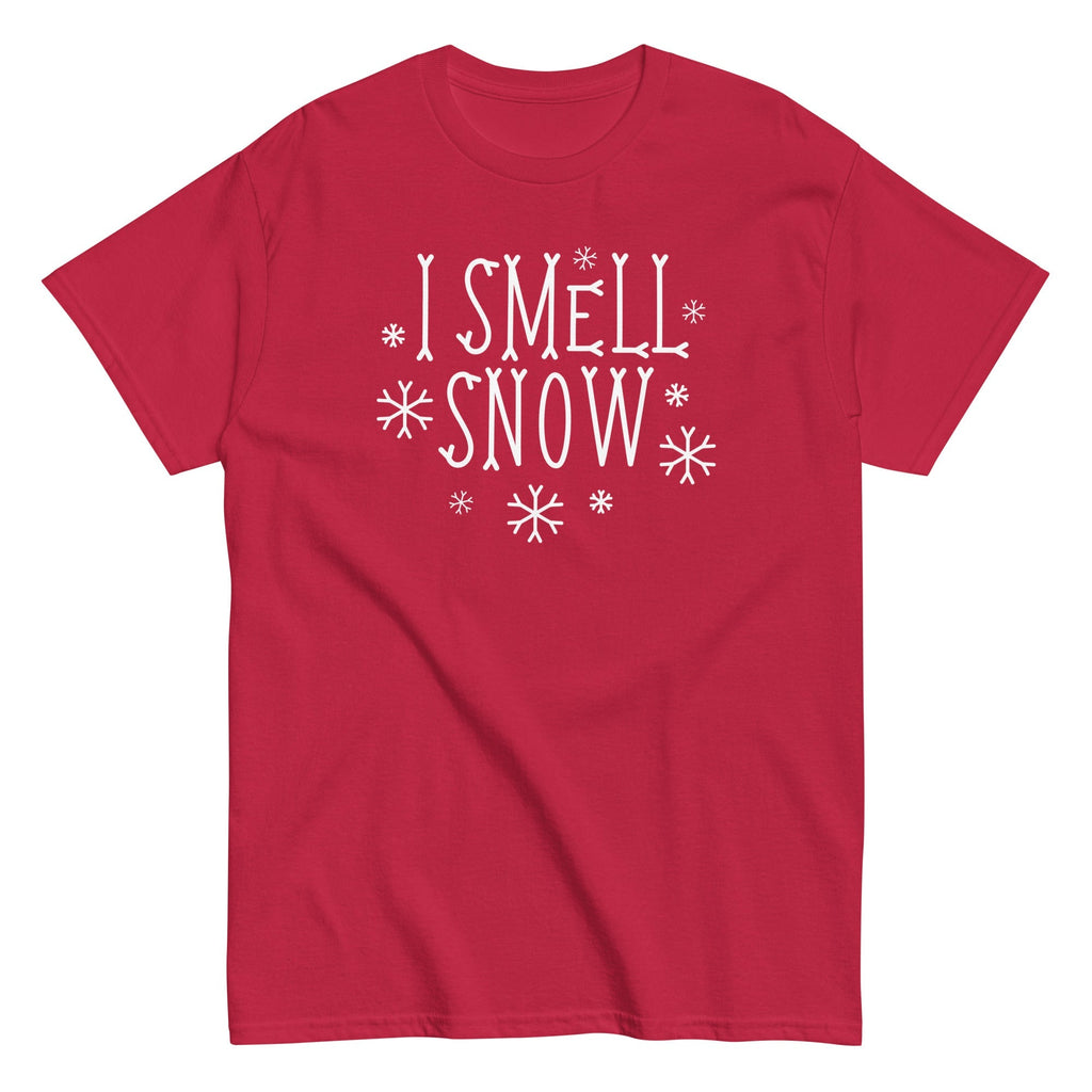 I Smell Snow Men's Classic Tee Hoodie, Sweatshirt | CoreVibeTees.com (Image 4)