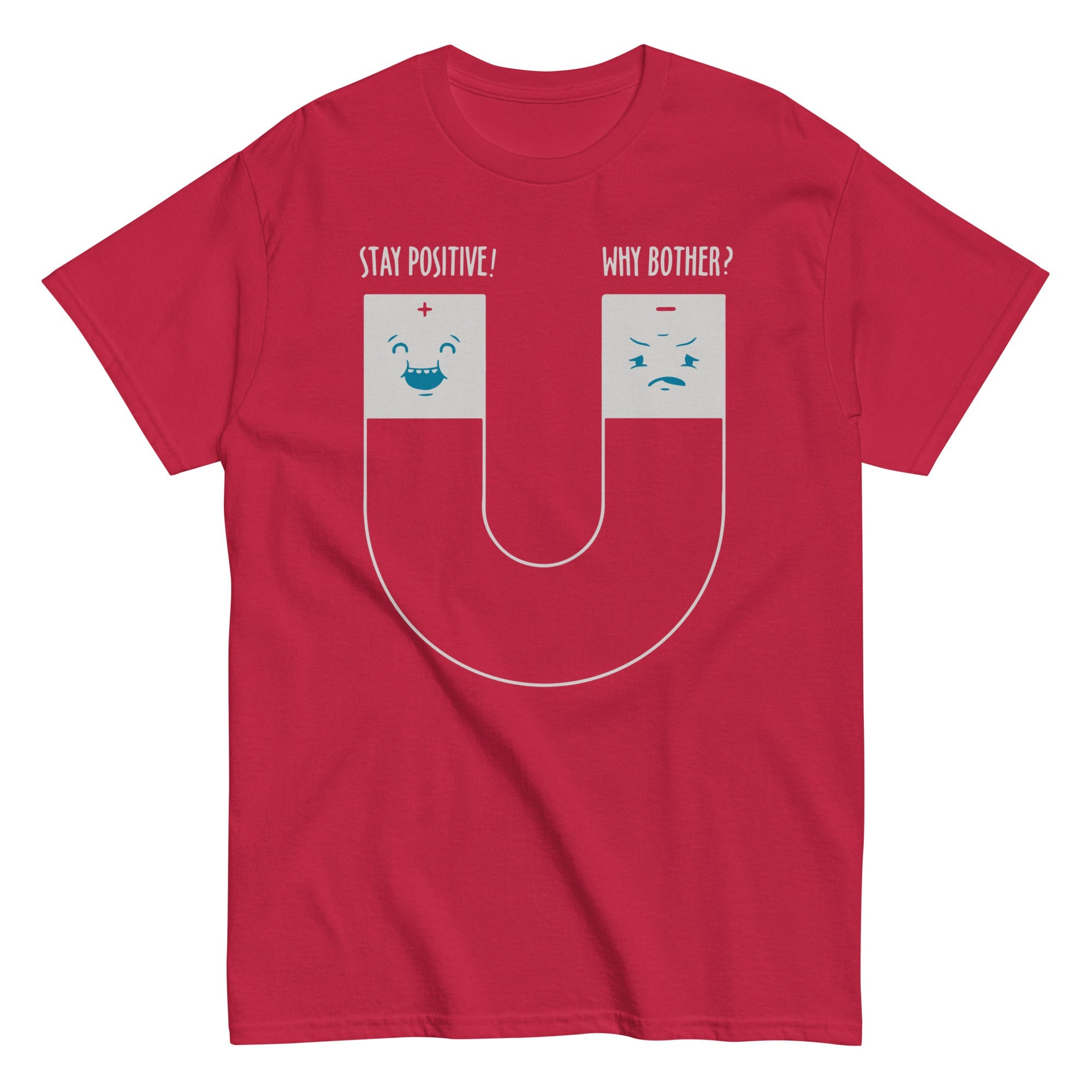 Stay Positive Men's Classic Tee Hoodie, Sweatshirt | CoreVibeTees.com (Image 1)