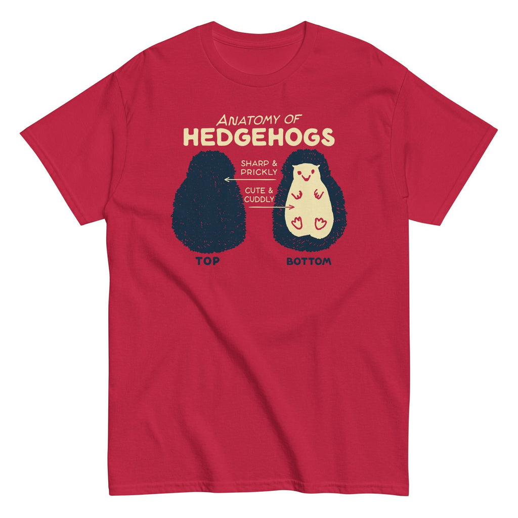 Anatomy Of Hedgehogs Men's Classic Tee Hoodie, Sweatshirt | CoreVibeTees.com (Image 2)