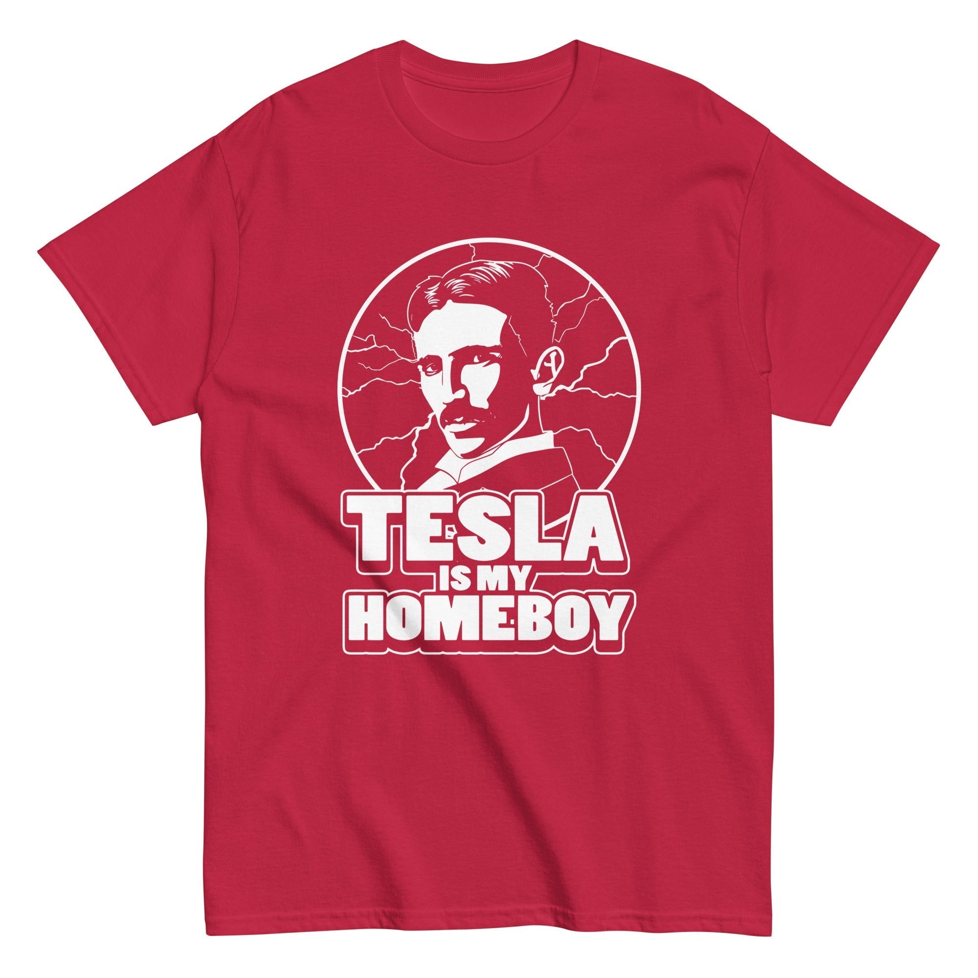 Tesla Is My Homeboy Men's Classic Tee Hoodie, Sweatshirt | CoreVibeTees.com (Image 4)