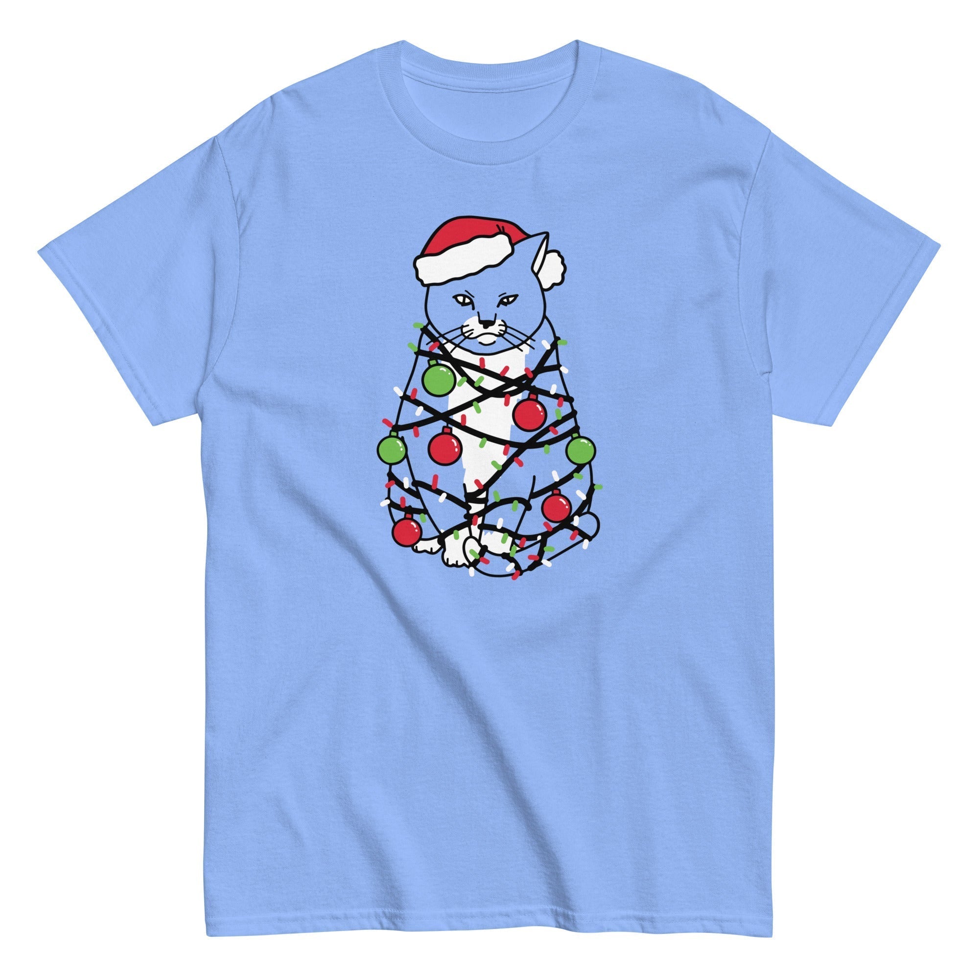 Meowy Christmas Men's Classic Tee Hoodie, Sweatshirt | CoreVibeTees.com (Image 2)