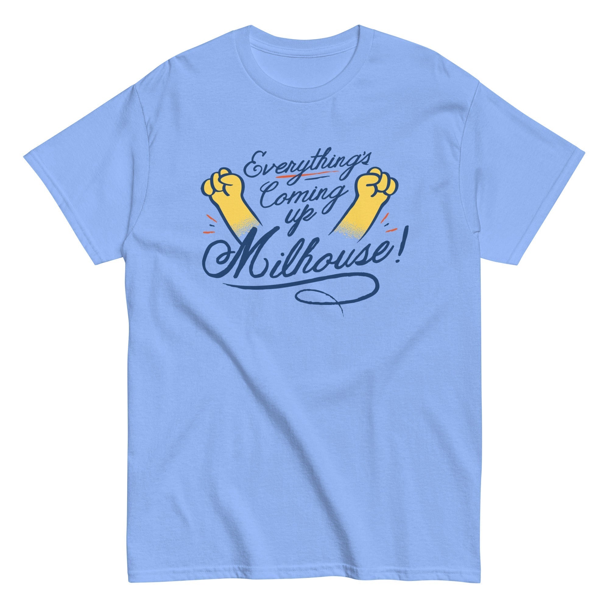 Everything's Coming Up Milhouse! Men's Classic Tee Hoodie, Sweatshirt | CoreVibeTees.com (Image 5)