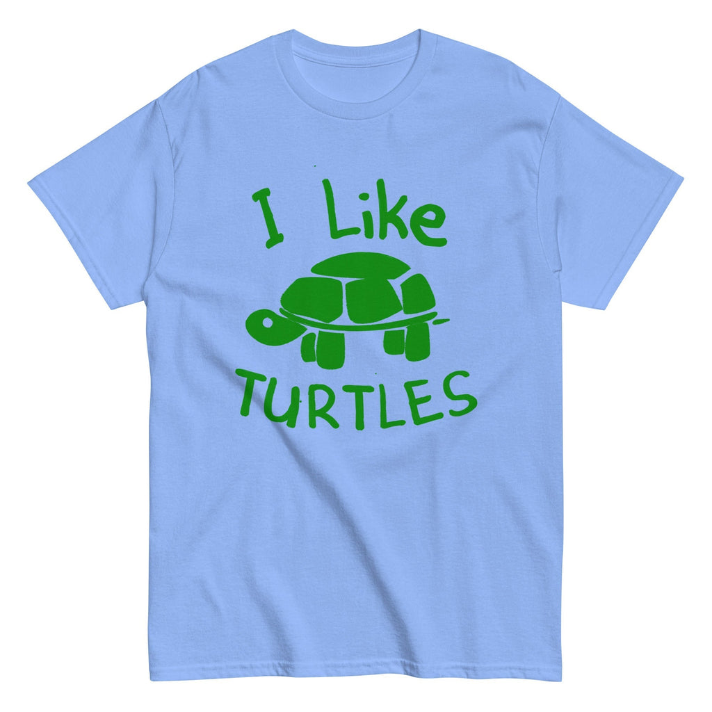 I Like Turtles Men's Classic Tee Hoodie, Sweatshirt | CoreVibeTees.com (Image 3)
