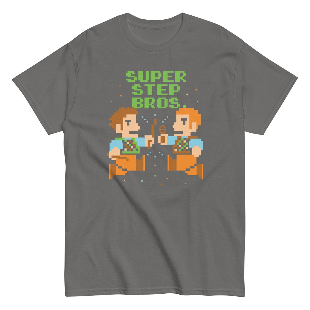 Super Step Bros Men's Classic Tee Hoodie, Sweatshirt | CoreVibeTees.com (Image 1)