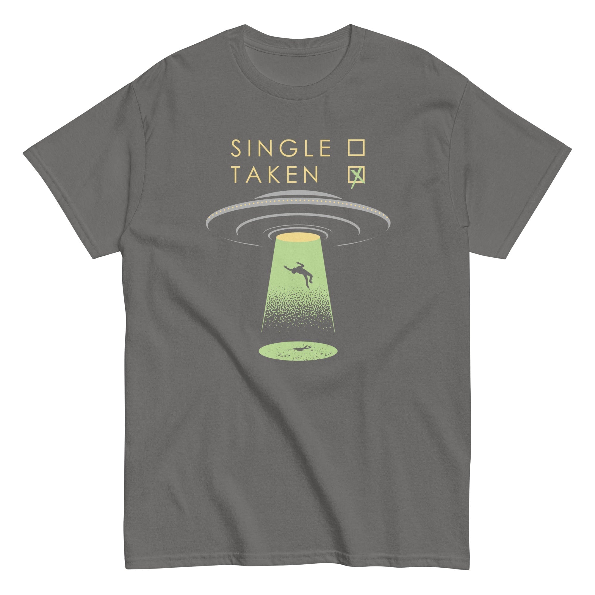 Single Taken UFO Men's Classic Tee Hoodie, Sweatshirt | CoreVibeTees.com (Image 1)