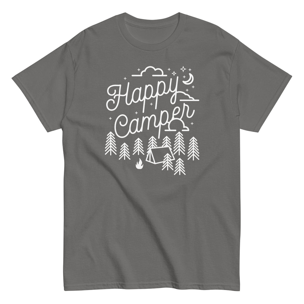Happy Camper Men's Classic Tee Hoodie, Sweatshirt | CoreVibeTees.com (Image 5)
