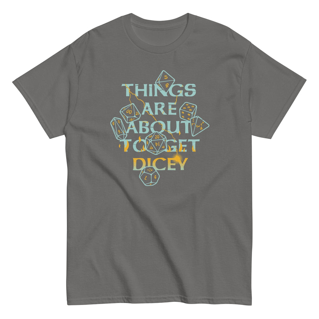 Things Are About To Get Dicey Men's Classic Tee Hoodie, Sweatshirt | CoreVibeTees.com (Image 4)