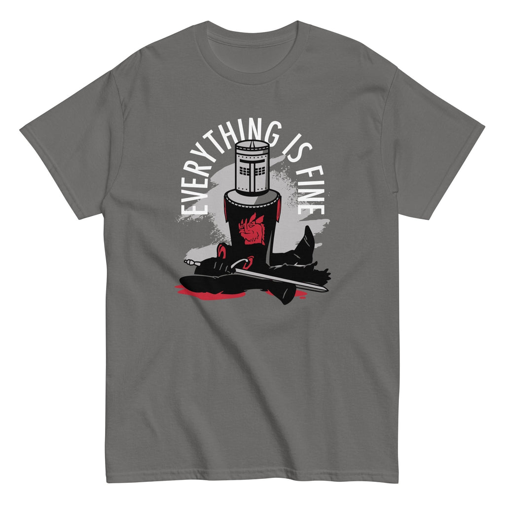 Everything Is Fine Men's Classic Tee Hoodie, Sweatshirt | CoreVibeTees.com (Image 1)