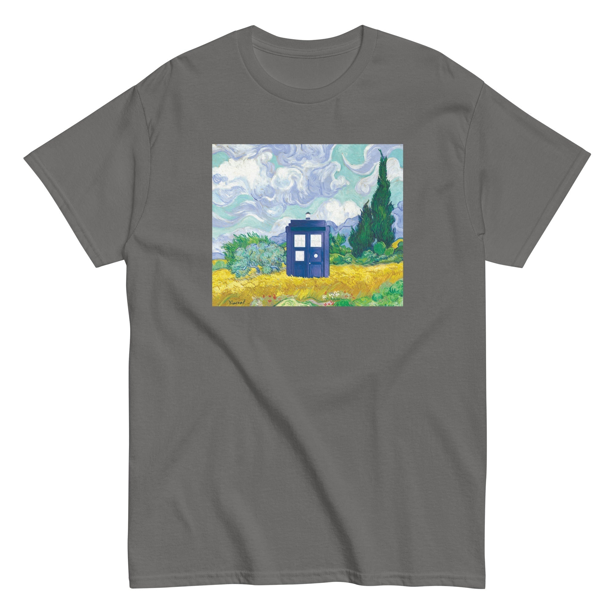 Visiting Van Gogh Men's Classic Tee Hoodie, Sweatshirt | CoreVibeTees.com (Image 4)