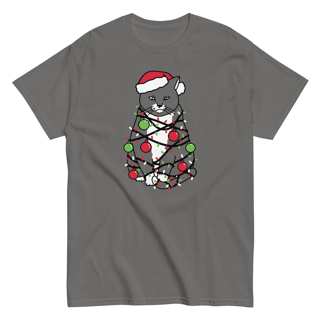 Meowy Christmas Men's Classic Tee Hoodie, Sweatshirt | CoreVibeTees.com (Image 3)
