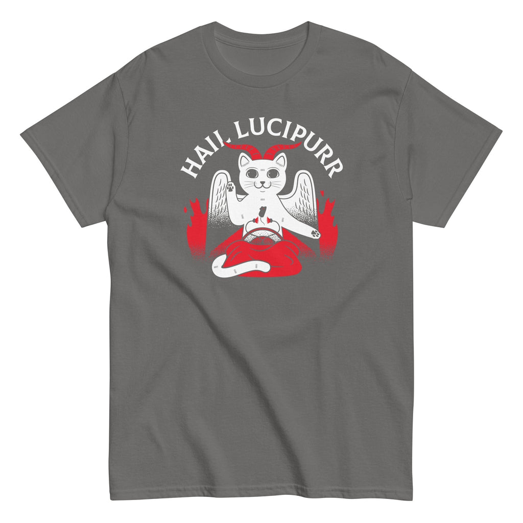 Hail Lucipurr Men's Classic Tee Hoodie, Sweatshirt | CoreVibeTees.com (Image 4)