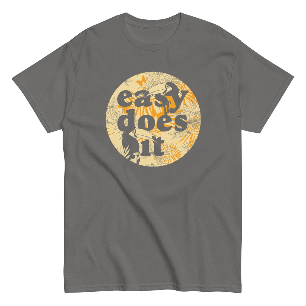 Easy Does It Men's Classic Tee Hoodie, Sweatshirt | CoreVibeTees.com (Image 4)