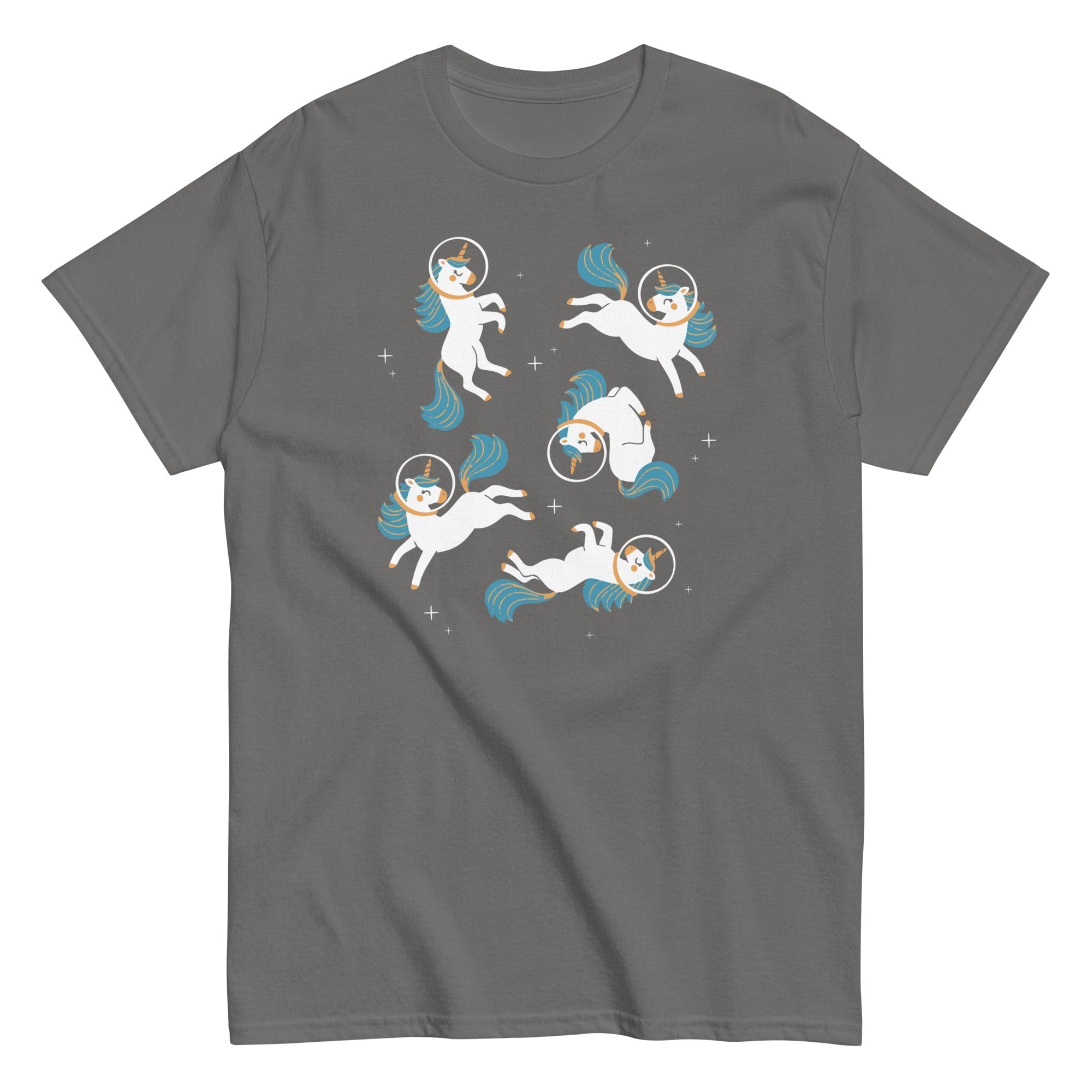 Unicorns In Space Men's Classic Tee Hoodie, Sweatshirt | CoreVibeTees.com (Image 4)