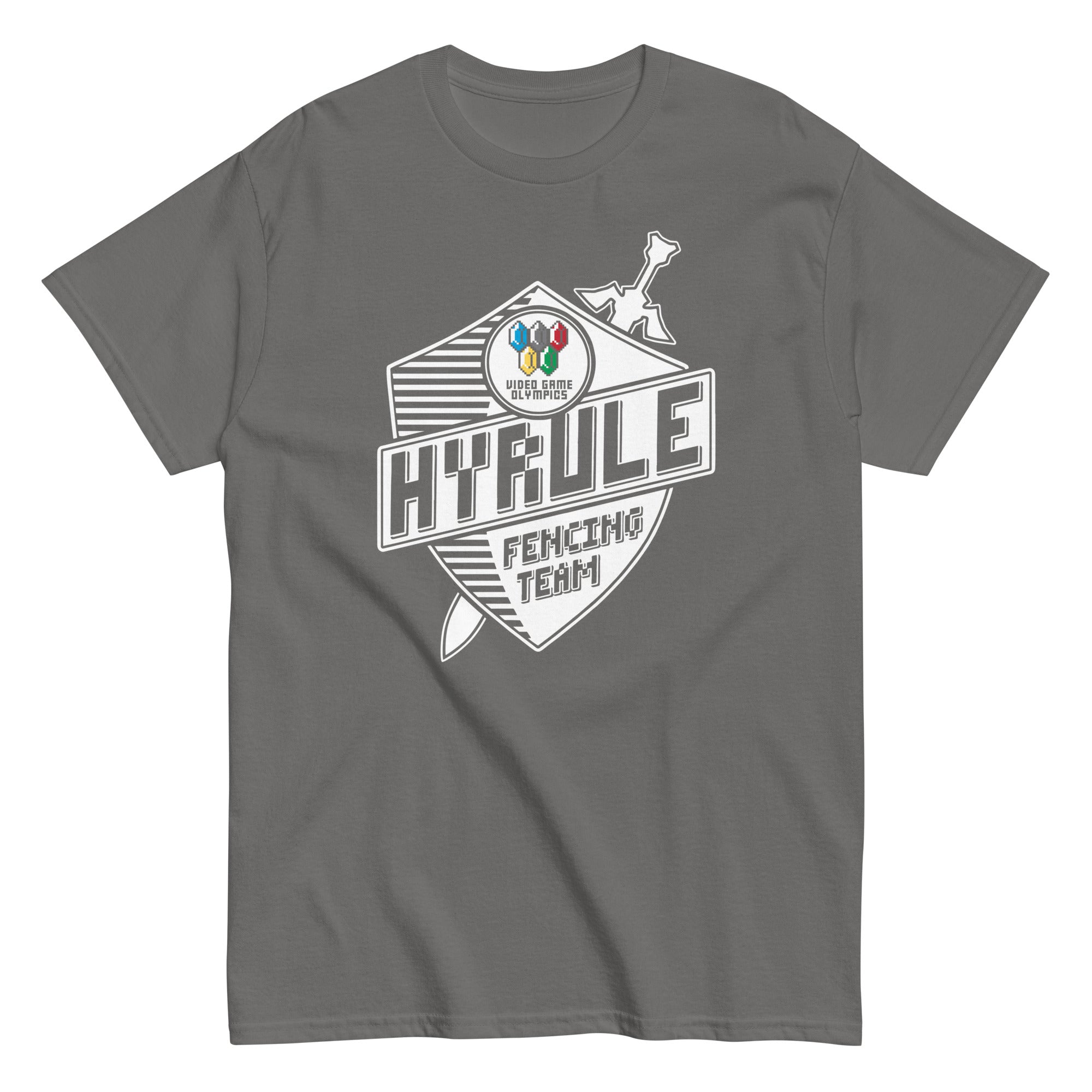 Hyrule Fencing Team Men's Classic Tee Hoodie, Sweatshirt | CoreVibeTees.com (Image 1)
