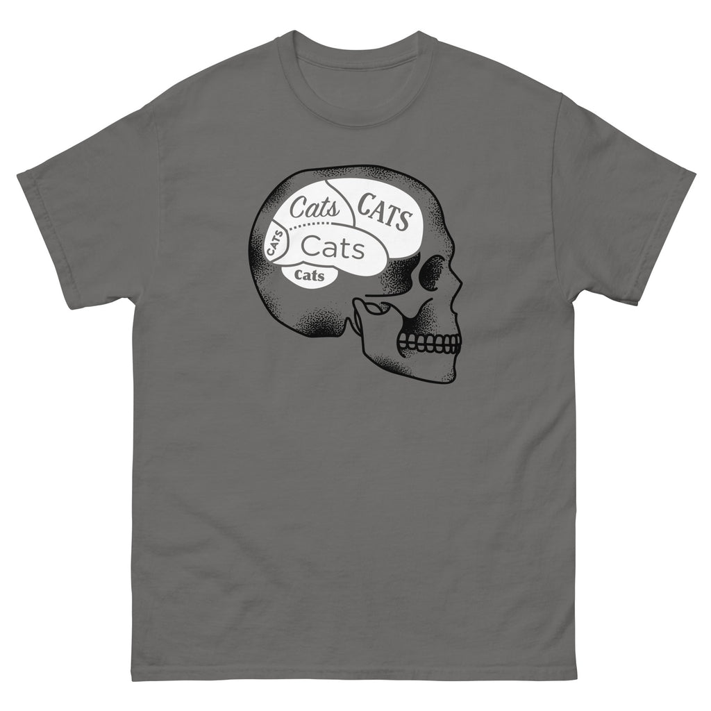 Cats On The Brain Men's Classic Tee Hoodie, Sweatshirt | CoreVibeTees.com (Image 2)